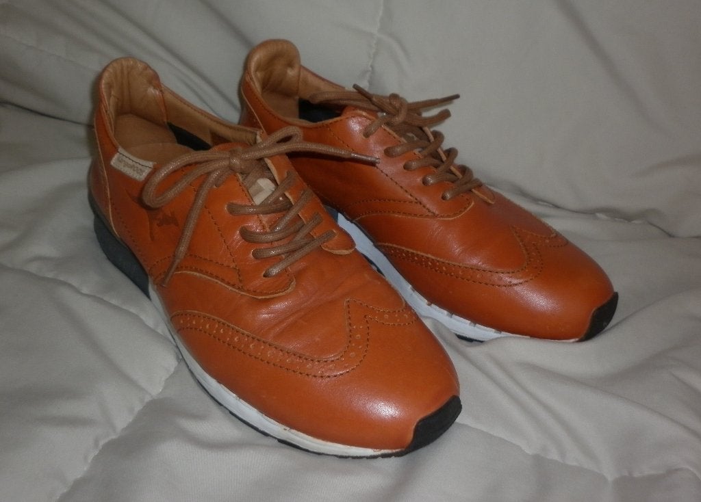 veterschoenen  maat: 42 merk : Kangaroos, Bruin, Ophalen of Verzenden, Gedragen, Veterschoenen