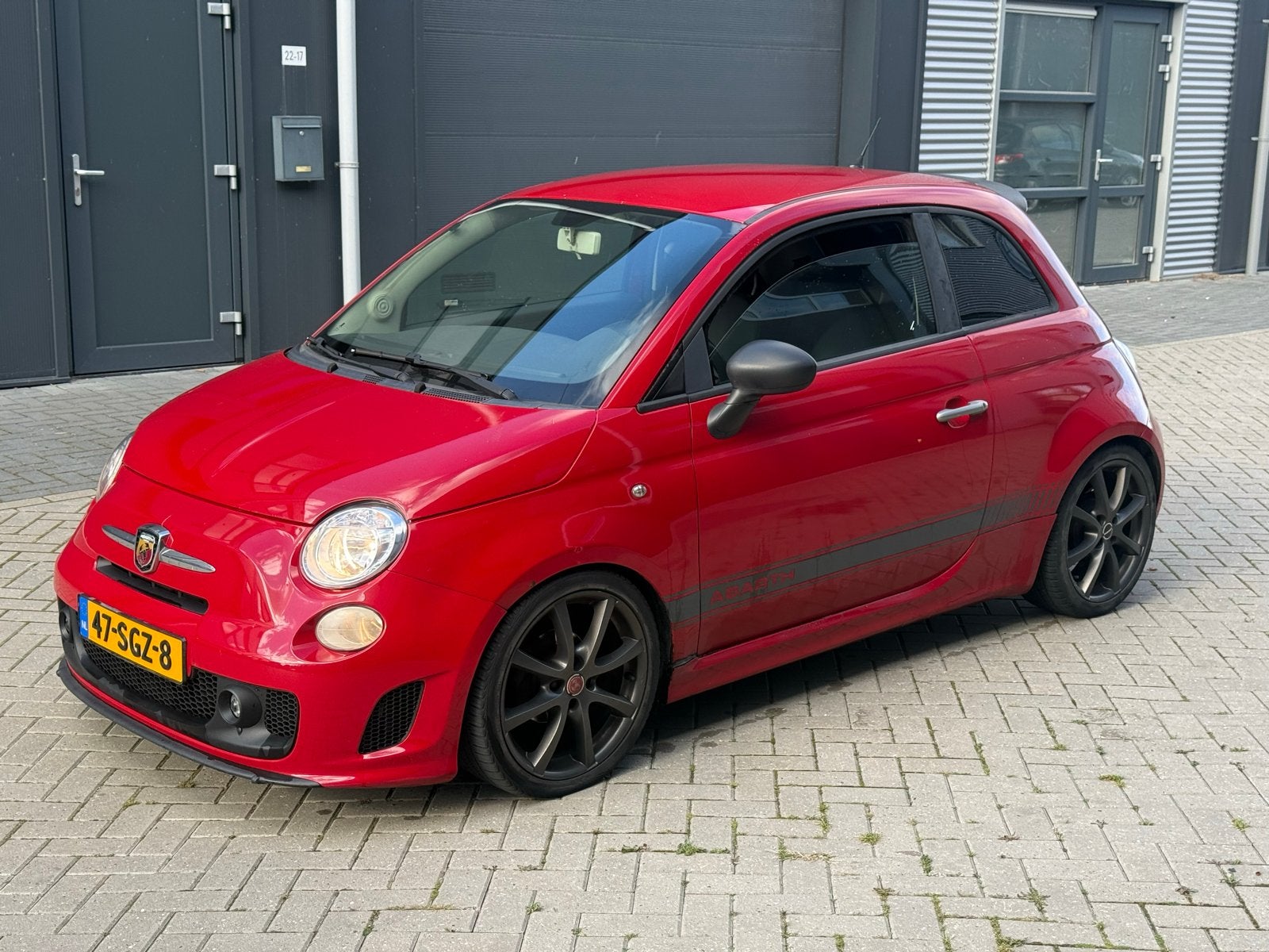 Fiat 500 1.2 2008 Rood Abarth Pakket APK April 2027, Auto's, Voorwielaandrijving, 1242 cc, 4 cilinders, 840 kg