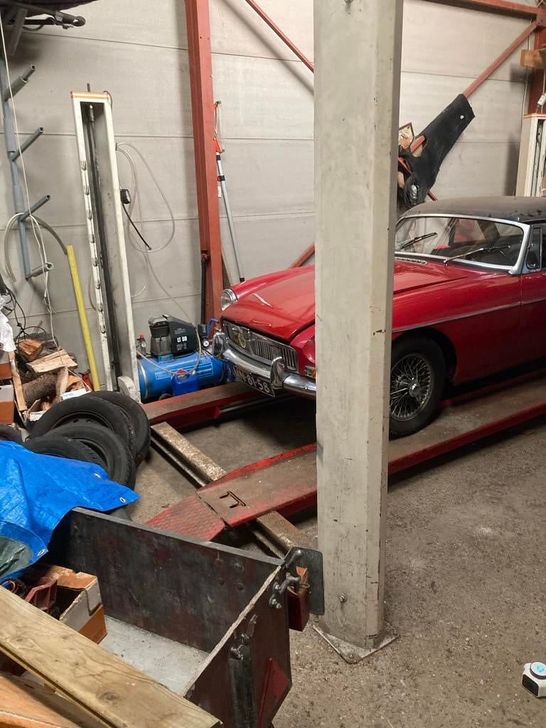 Koni vierkoloms hefbrug, Auto diversen, Autogereedschap, Ophalen, Gebruikt