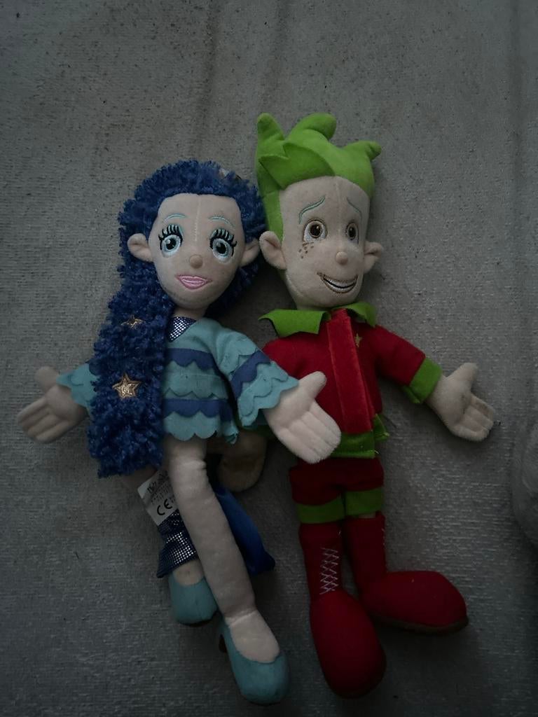 Twee knuffels: Orrey en friends, Gebruikt, Overige typen, Ophalen of Verzenden, Middelgroot (20 tot 80 cm)
