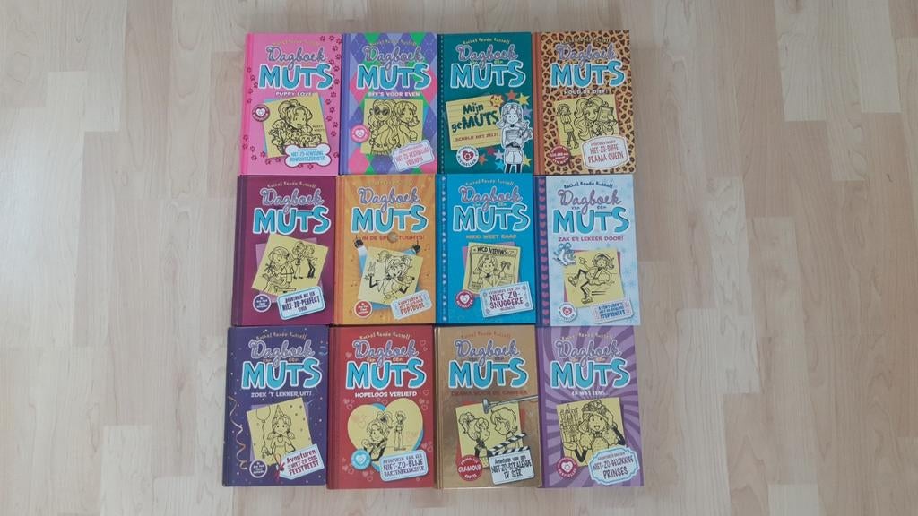 Set dagboek van een muts boeken!+ 1 Max Kruimel boek, Ophalen of Verzenden, Zo goed als nieuw, Rachel Renée Russell