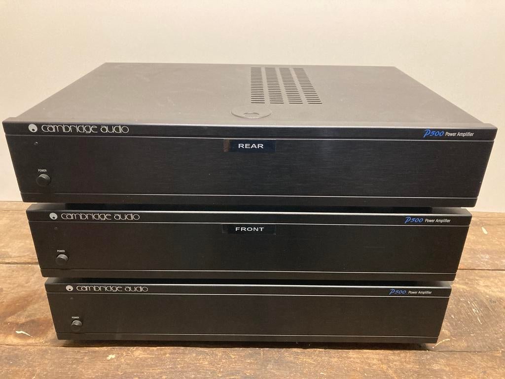 Cambridge Audio P500 eindversterkers (2 stereo, 1 mono), Overige merken, Ophalen of Verzenden, Zo goed als nieuw, 60 tot 120 watt