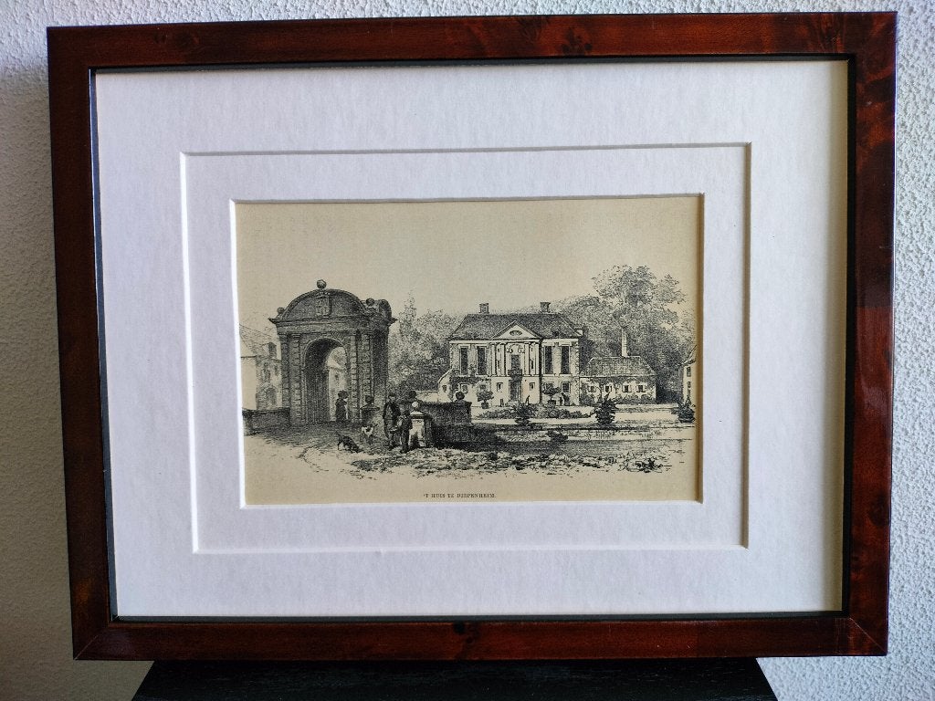 Craandijk Litho 't Huis te Diepenheim (122), Ophalen of Verzenden