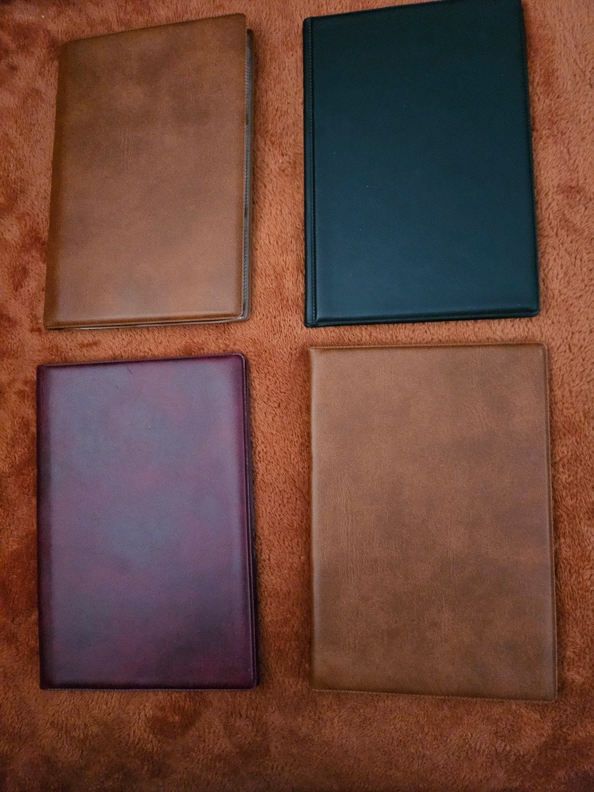 Set van 4 lege muntenalbums - diverse kleuren, Ophalen of Verzenden, Verzamelmap