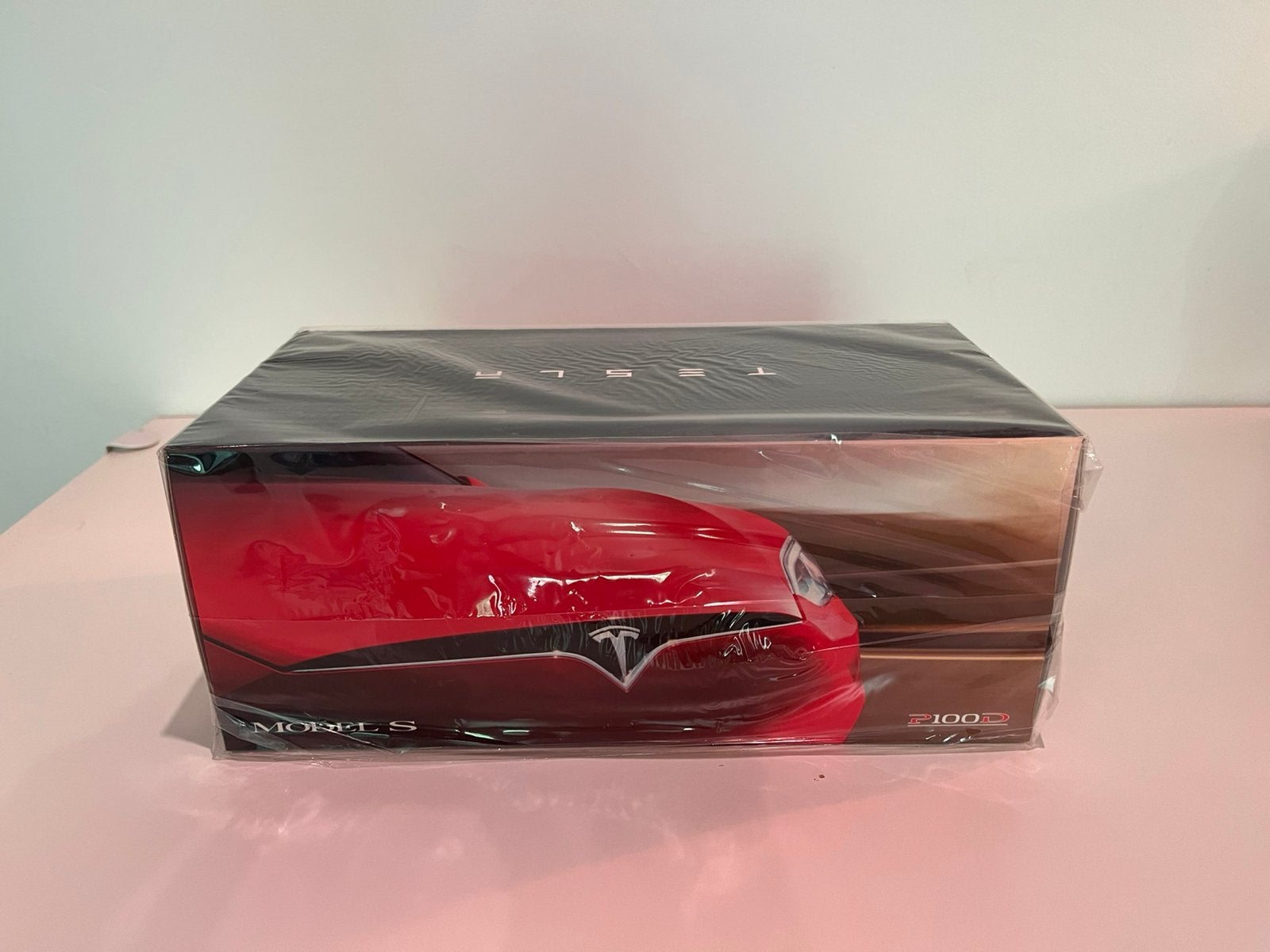 Tesla Model S  P100D  schaal 1:18, Ophalen of Verzenden, Nieuw, Overige merken