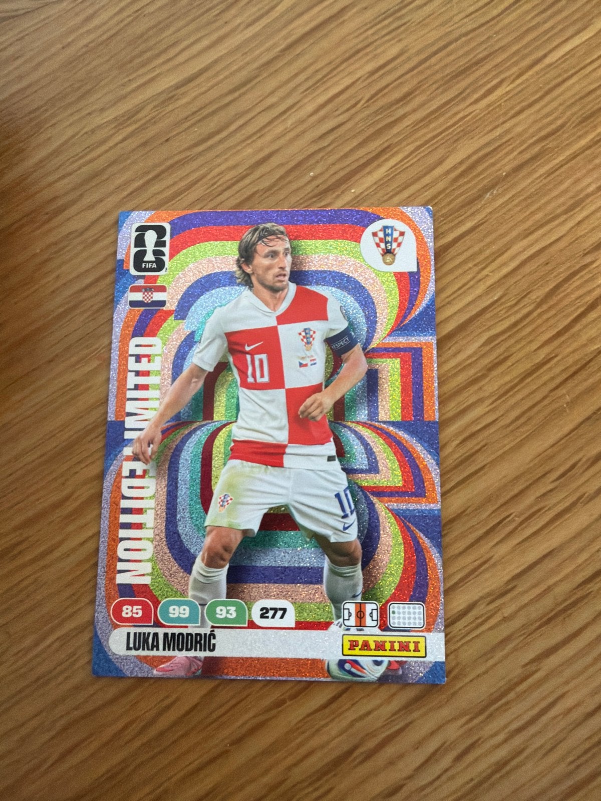 Luka Modric Panini FIFA Limited Edition Spelerskaart, Ophalen of Verzenden, Zo goed als nieuw, Buitenlandse clubs, Spelerskaart