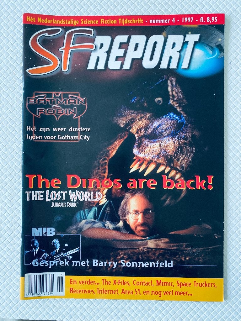 SF Report Magazine 04 (1997) Jurassic World - The Lost World, Ophalen of Verzenden, Zo goed als nieuw, Muziek, Film of Tv