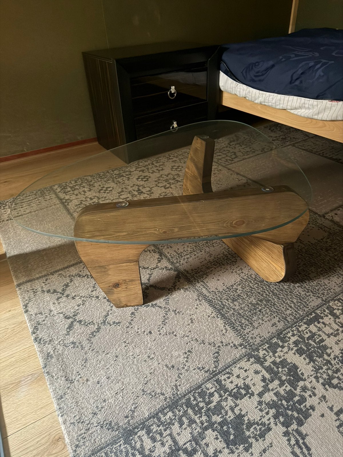 Salontafel Japandi stijl, Ophalen, Japandi, 50 tot 100 cm, Overige houtsoorten