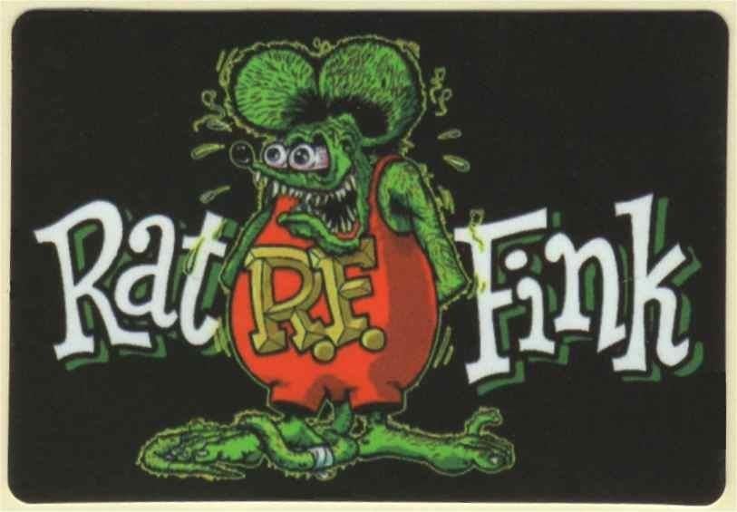 Rat Fink sticker #44, Ophalen of Verzenden