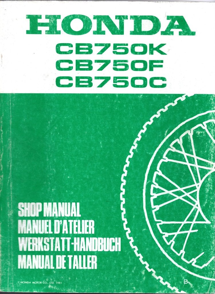 Honda CB750 K CB750 F CB750 C addendum manual (7054z), Verzenden, Honda