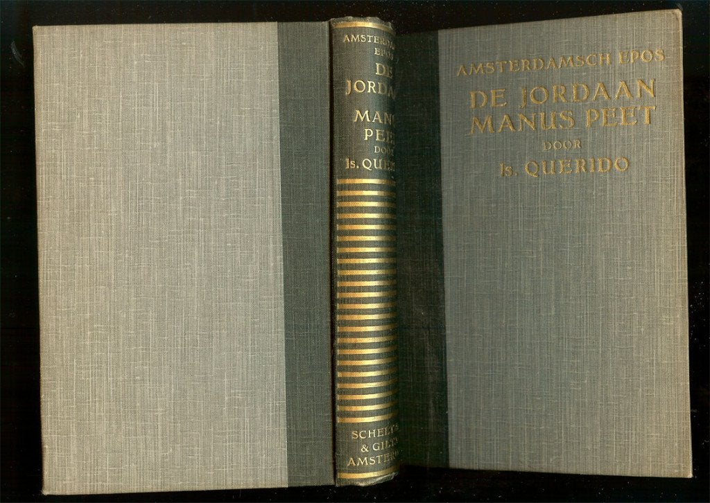 De Jordaan MANUS PEET door Is. Querido. Scheltens & Giltay, Boeken, Ophalen of Verzenden, Gelezen