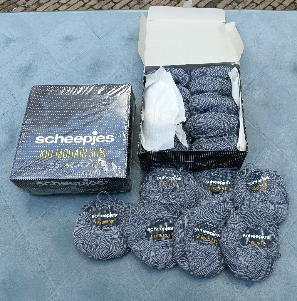 SCHEEPJES Kid Mohair 30% wol garen 20 gram per bol (KW23), Ophalen of Verzenden, Nieuw, Breien of Haken, Wol of Garen