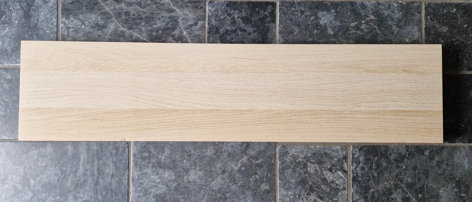 Ikea zwevende plank, warme houtlook, 110x5 cm, Ophalen, Gebruikt