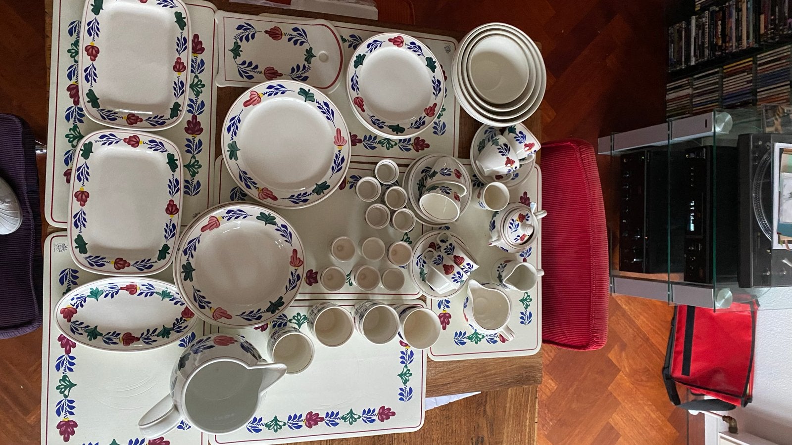Groot Boerenbont servies - Royal Boch - Vintage, Ophalen, Gebruikt, Keramiek, Landelijk/Boerenbont