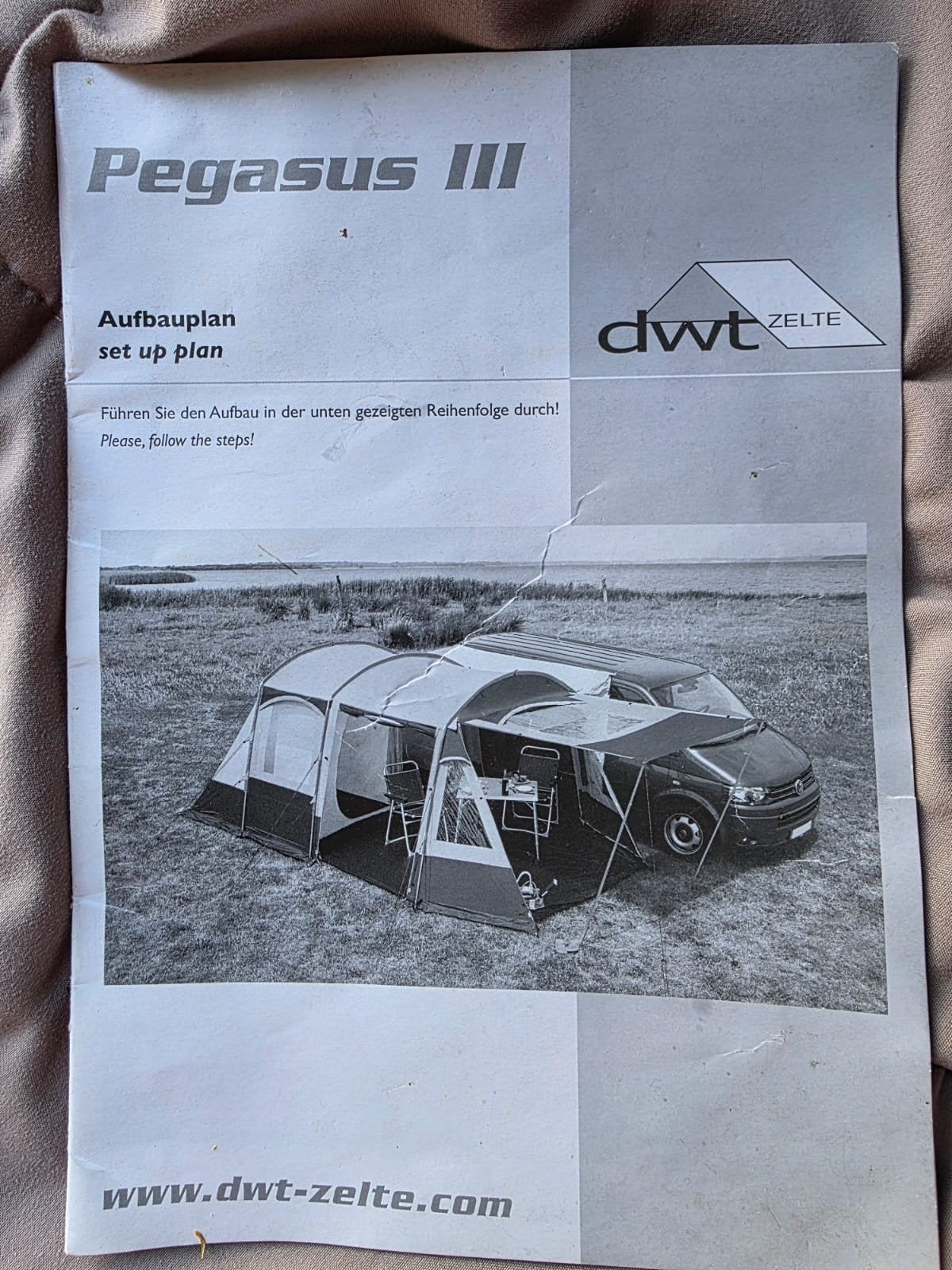 DWT Pegasus III Voortent/Bustent - Zo goed als nieuw, Ophalen
