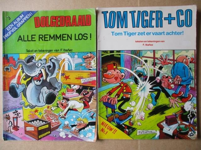 adv11346 van de maker van paling en ko, Boeken, Stripboeken, Eén stripboek, Ophalen, Gelezen