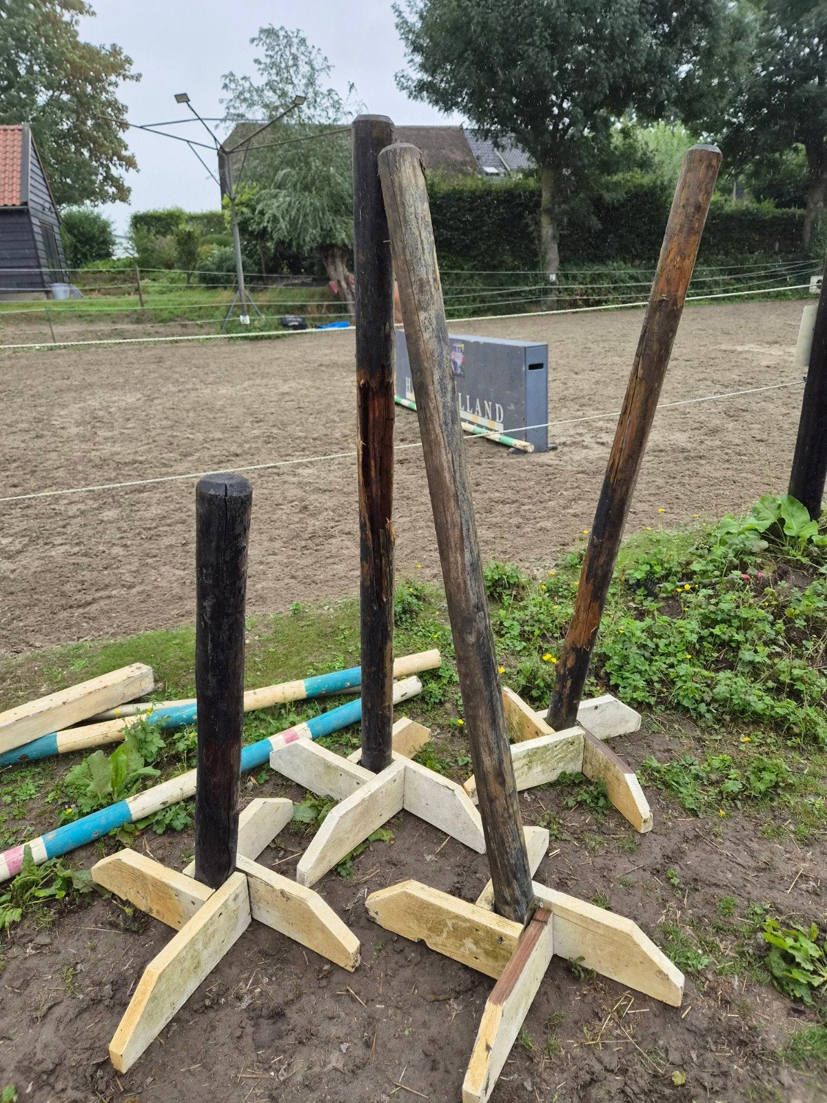opknap hindernissen, Dieren en Toebehoren, Paarden en Pony's | Overige Paardenspullen, Ophalen, Gebruikt