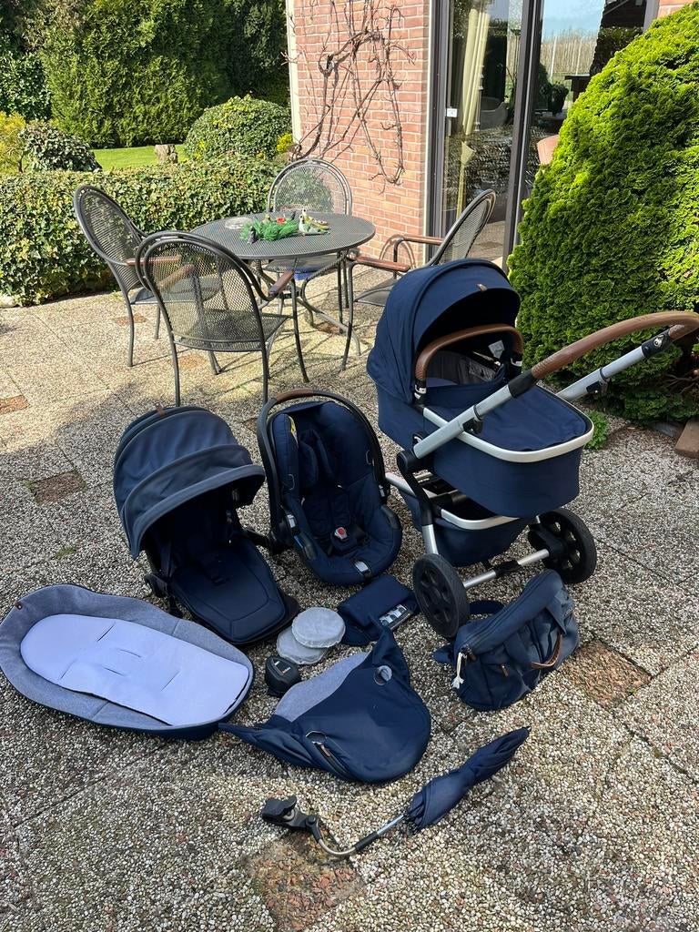 Joopz Hub kinderwagen 3 in 1 (maxi cosi, reiswieg en buggy), Kinderen en Baby's, Kinderwagens en Combinaties, Gebruikt, Combiwagen
