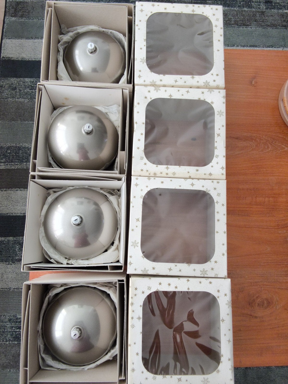 kerstballen groot  glas 4 stuks, Diversen, Ophalen