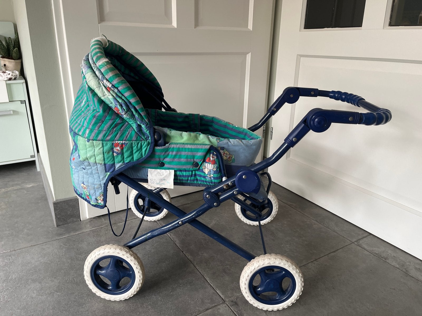 Poppenwagen - frame goed, stof aan vervanging toe, Ophalen, Gebruikt, Overige typen