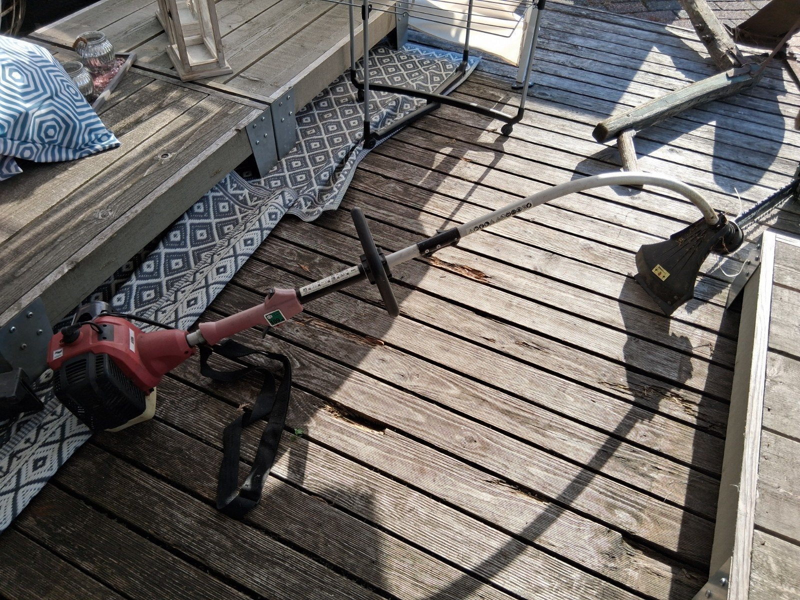 Challenge Xtreme Benzine Grastrimmer - Gebruikt, Tuin en Terras, Bosmaaiers, Benzine, Gebruikt, Ophalen of Verzenden, 30 tot 50 cm