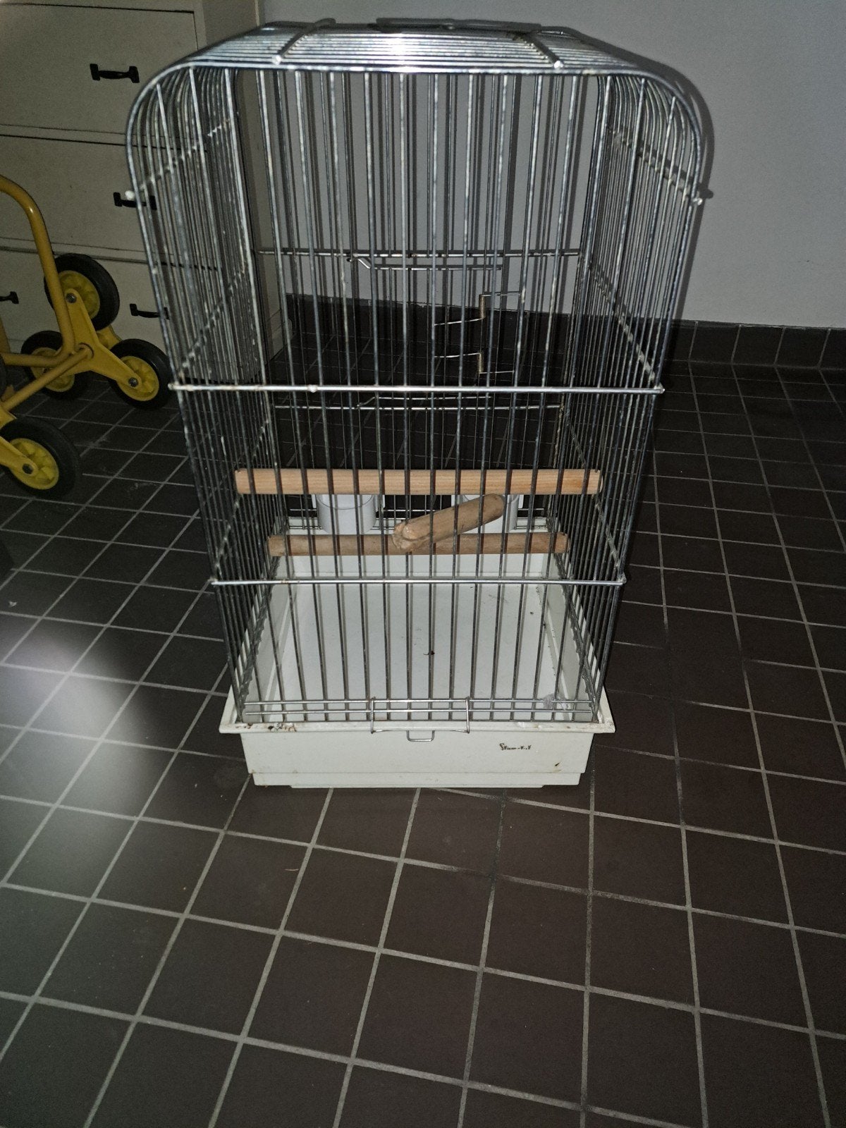 Vogelkooi, Dieren en Toebehoren, Vogels | Hokken en Kooien, Ophalen, Gebruikt, Metaal, Vogelkooi