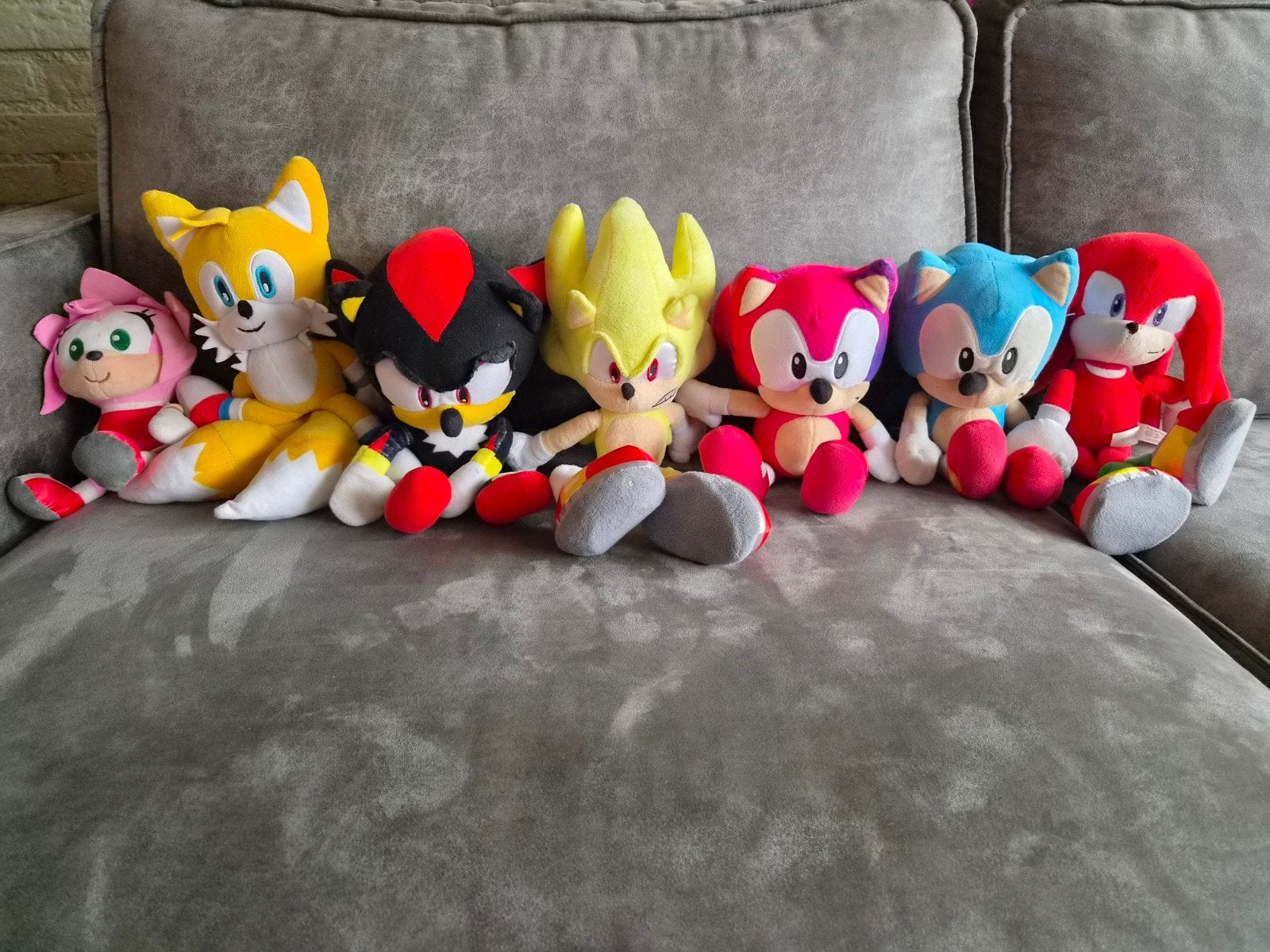 Sonic the Hedgehog Knuffels - Complete Set, Kinderen en Baby's, Ophalen, Overige karakters, Overige typen, Zo goed als nieuw