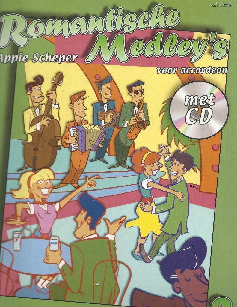 Romantische Medley's Appie Scheper + CD, Nieuw, Ophalen of Verzenden, Artiest of Componist, Populair
