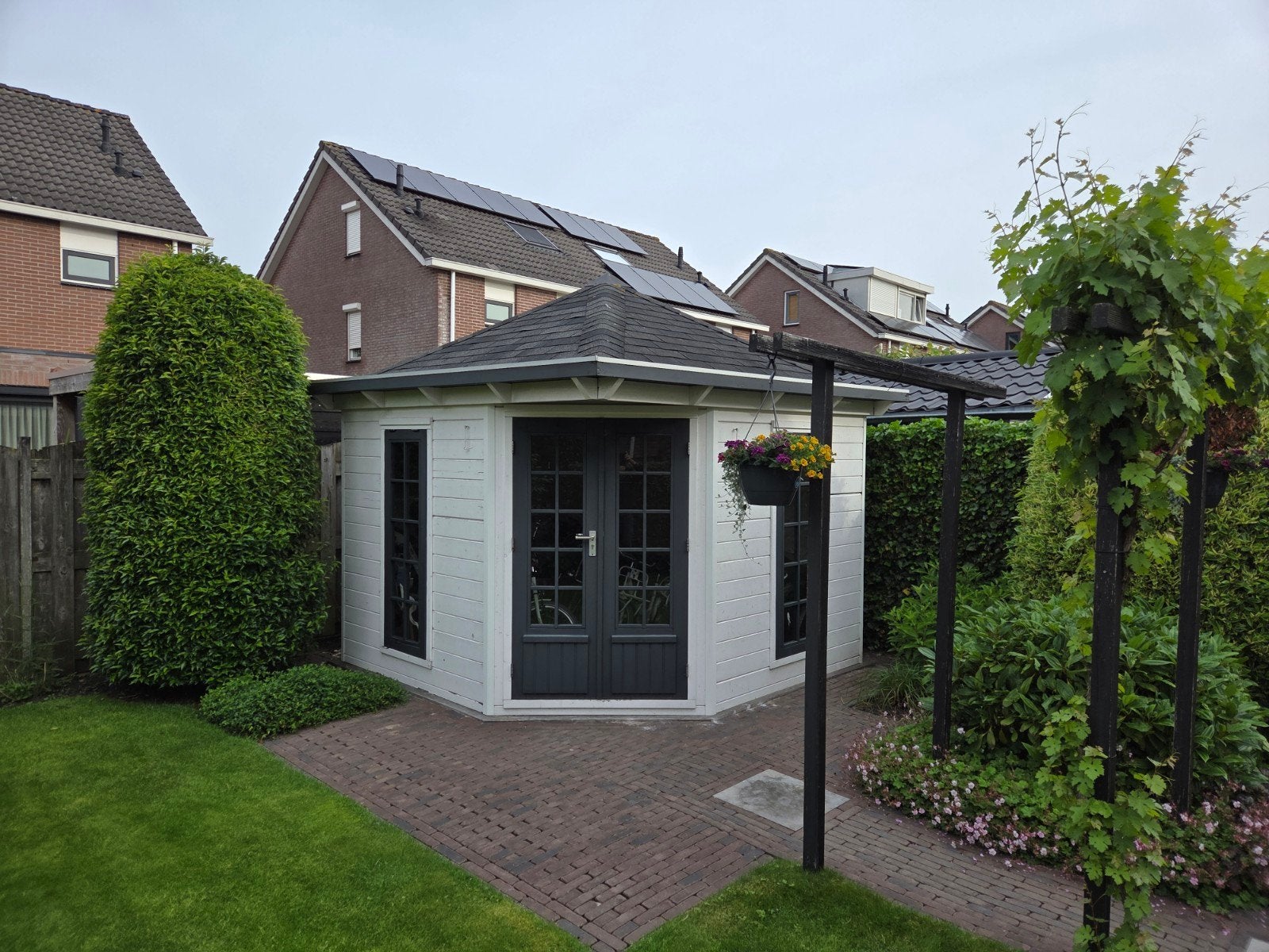 Leuk tuinhuisje  gratis ophalen, Tuin en Terras, Ophalen, 3 ramen of meer, 250 tot 500 cm, Blokhut