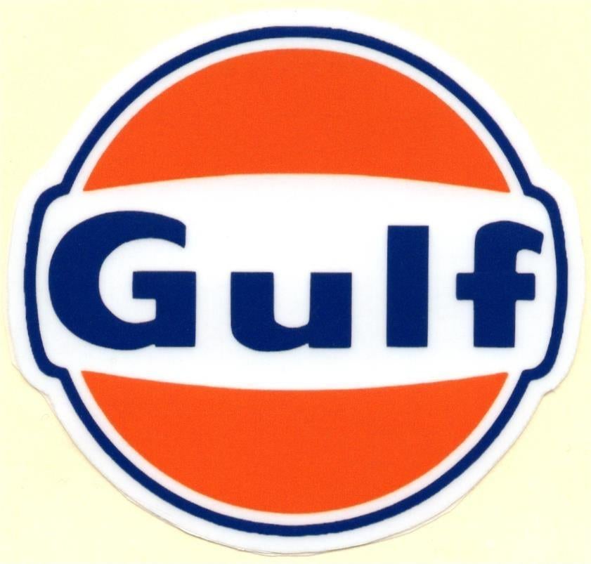 Gulf sticker #6, Ophalen of Verzenden