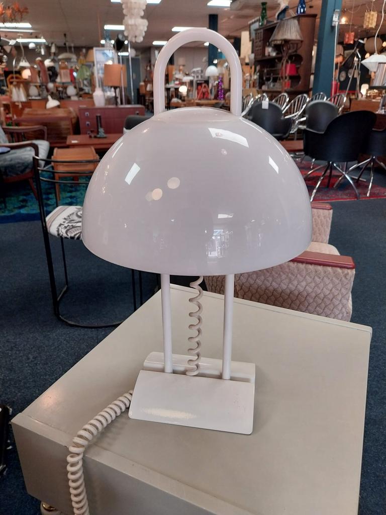 80’s design mushroom tafellamp, Ophalen, Zo goed als nieuw, Metaal, Minder dan 50 cm