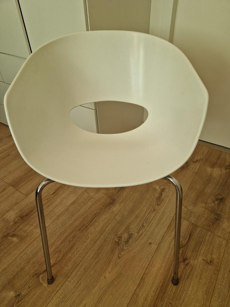 5x Sintesi Orbit Large stoelen - vintage / retro, Ophalen, Gebruikt, Wit, Modern