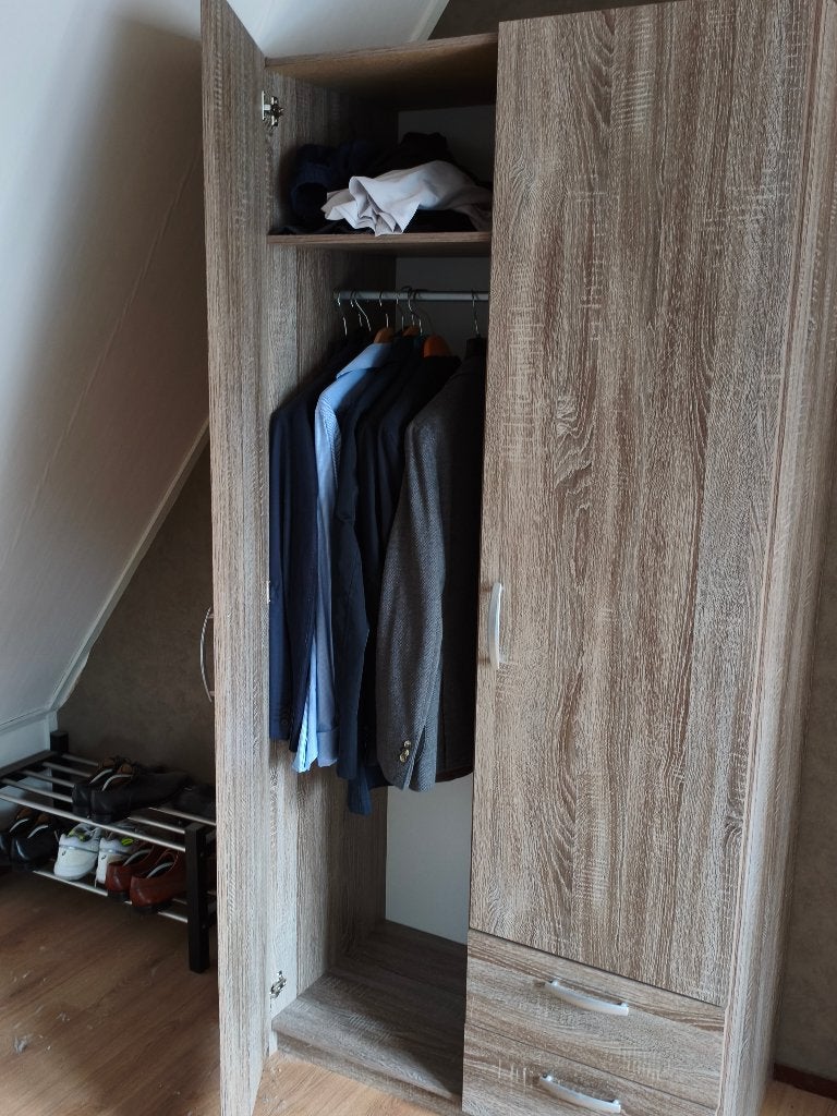 Kledingkast - als nieuw, Huis en Inrichting, Kasten | Kledingkasten, 50 tot 100 cm, Zo goed als nieuw, 150 tot 200 cm, 50 tot 75 cm