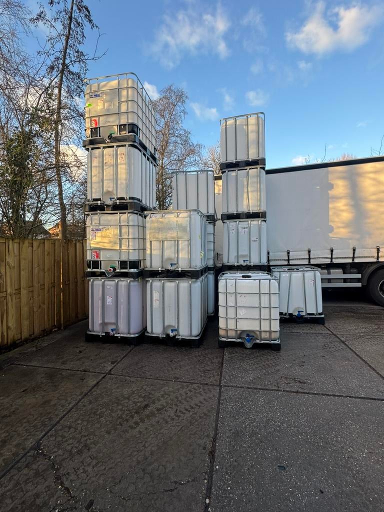 iBC containers, Tuin en Terras, Regentonnen, 150 liter of meer, Ophalen of Verzenden, Zo goed als nieuw