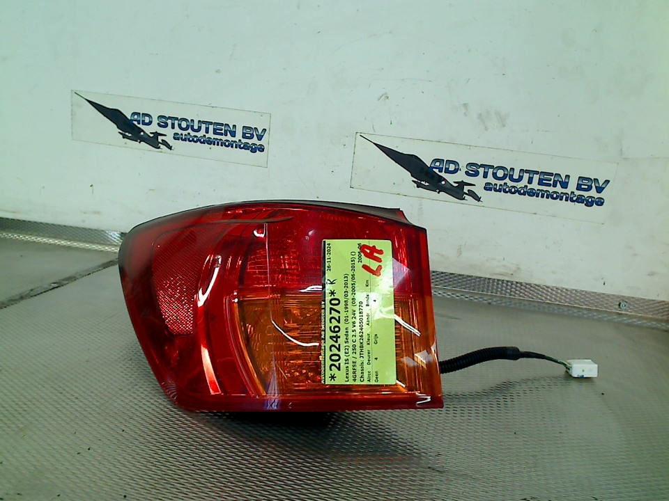 Achterlicht Links BUITEN Lexus IS (E2) (2005-08/2013-03), Lexus-infoservice@lexus.de, Gebruikt, Lexus, Toyota-Allee 2, Köln 50858, , Duitsland