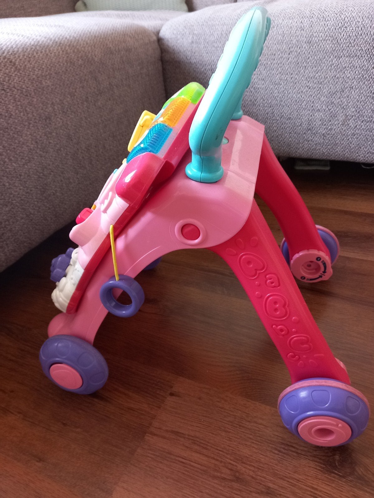 V-Tech loopwagentje baby walker roze, Ophalen, Zo goed als nieuw, Overige typen, Met licht