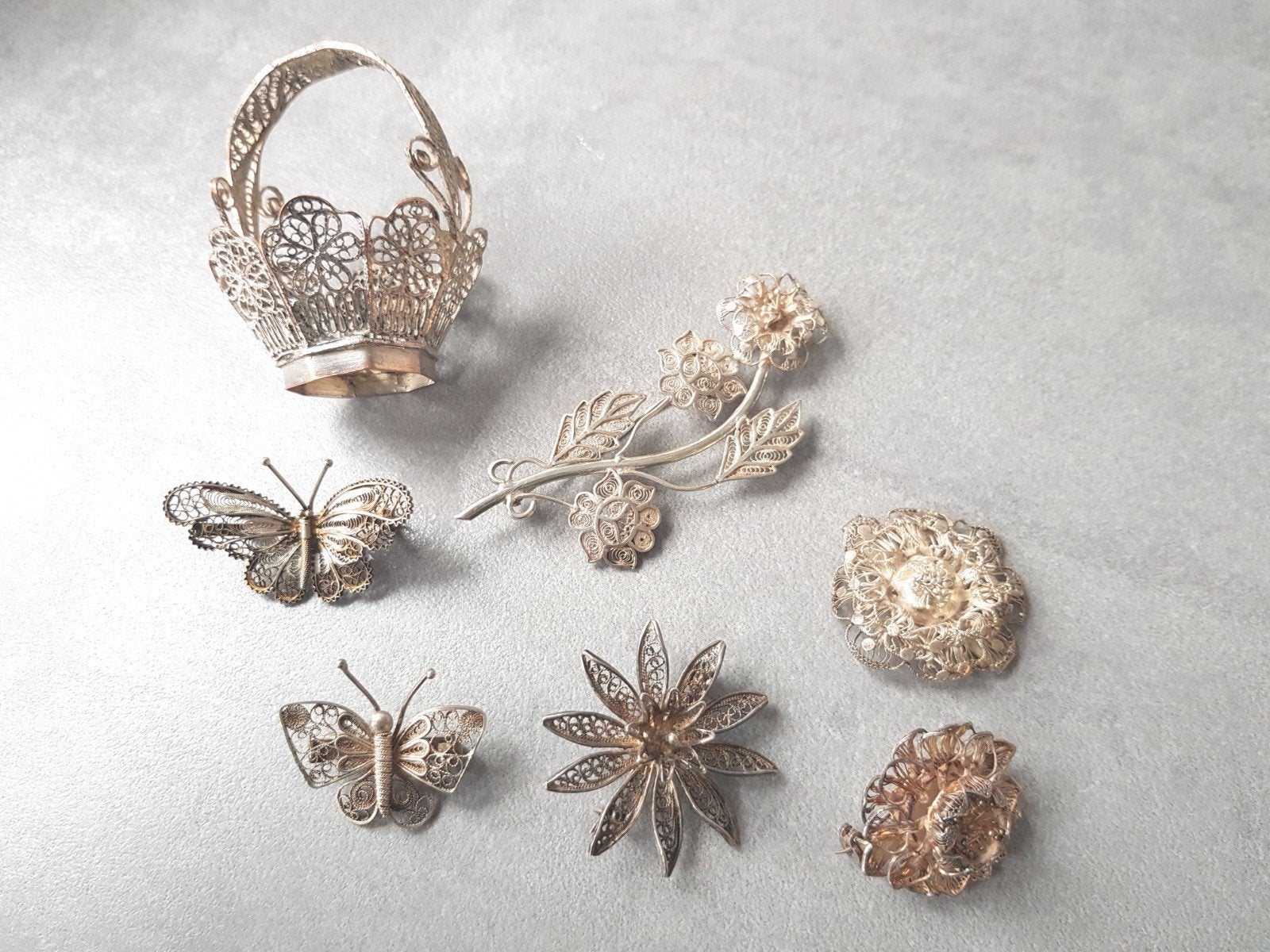 Oude filigrain Verzameling, Ophalen of Verzenden, Overige materialen