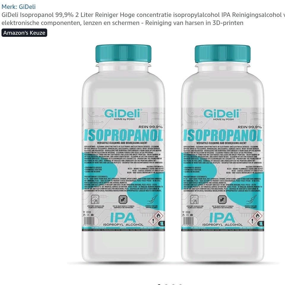 1 fles isopropanol alcohol aangeboden, Ophalen of Verzenden, Schoonmaakmiddel