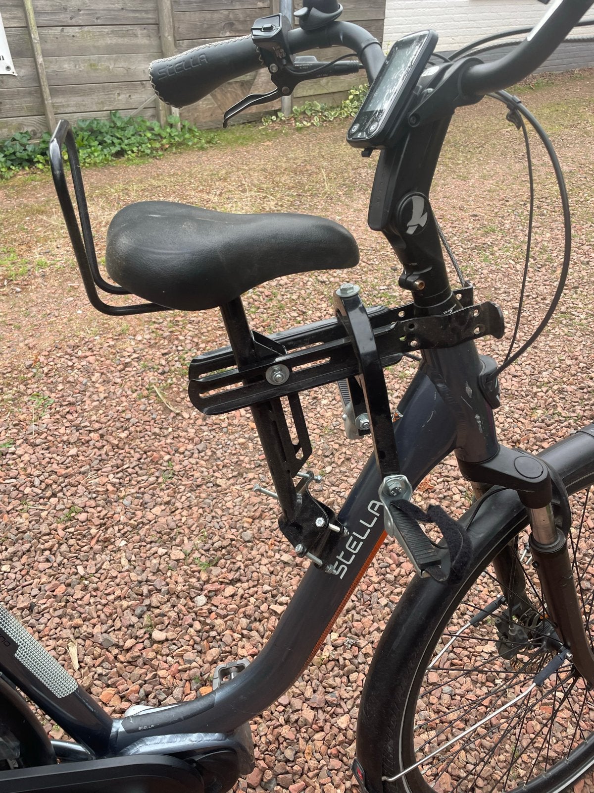Fietszitje voor op de fiets - ook voor Ebike - zgan, Ophalen, Zo goed als nieuw, Voorzitje