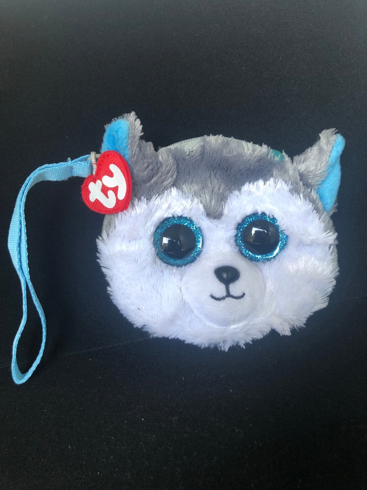 Ty Beanie Boo's Slush Husky portemonnee/tasje, Overige karakters, Grijs, Klein (minder dan 20 cm), Ty