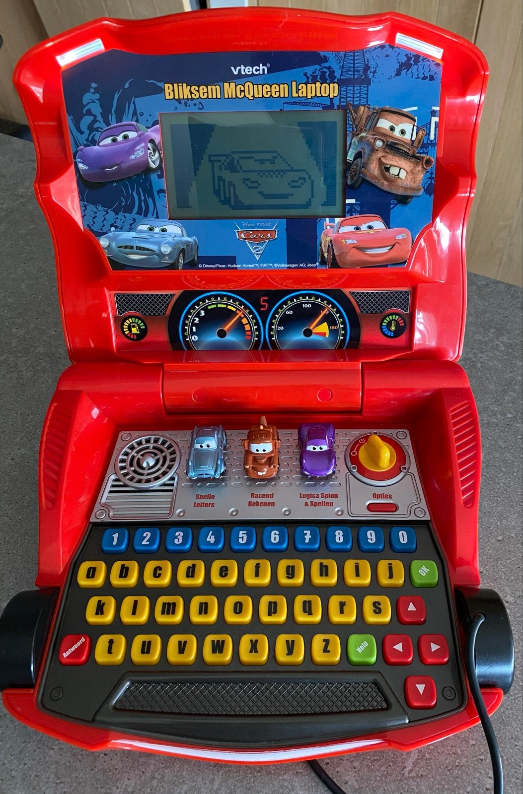 VTech Bliksem McQueen Laptop - Educatief Speelgoed, Ophalen of Verzenden, Zo goed als nieuw, Taal en Lezen, Met geluid