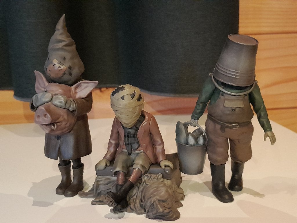 REANIMAL figuren Hood, Bandage en Bucket, Verzamelen, Ophalen, Zo goed als nieuw