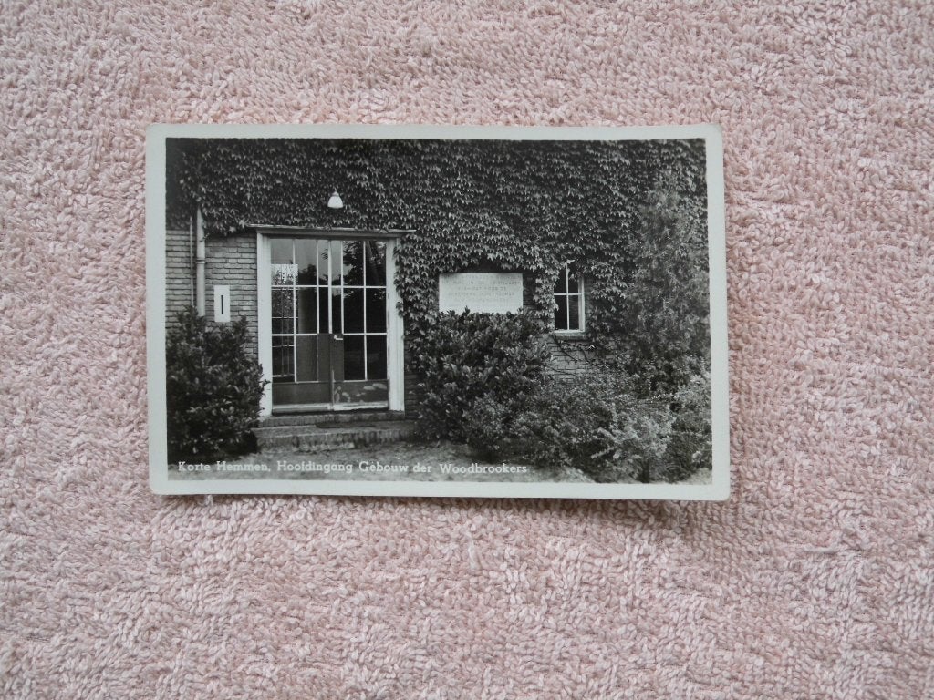 Korte Hemmen , gebouw der Woodbrookers II . Bij Drachten, Ophalen of Verzenden, 1940 tot 1960, Ongelopen, Friesland