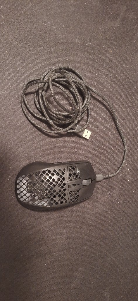 Steelseries AEROX 3 (2022) onyx muis, Computers en Software, Muizen, Ophalen, Rechtshandig, Muis, Gebruikt