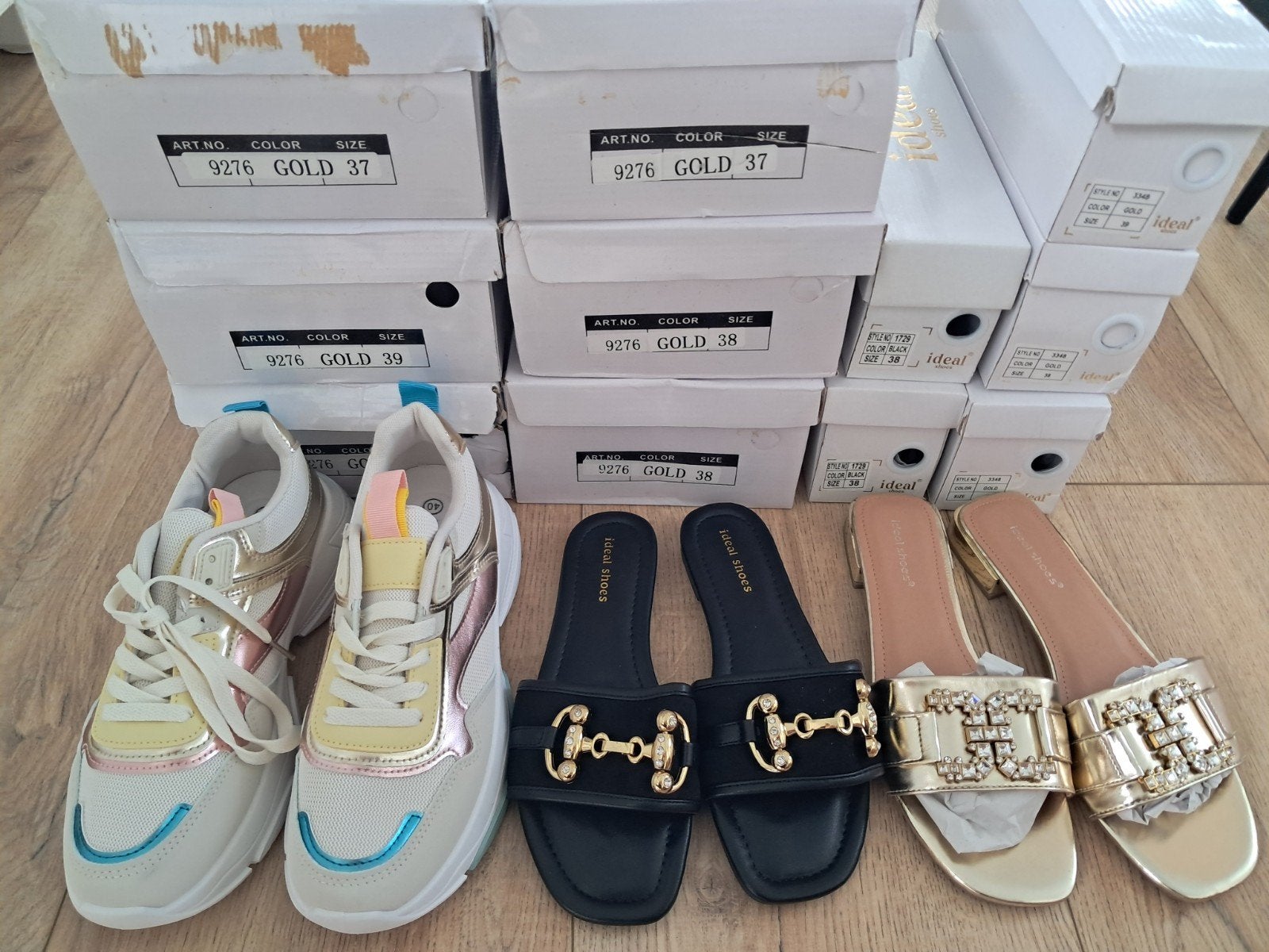 Schoenen rest partij 11 paar Nieuwe dames schoenen, Verzenden, Nieuw, Overige kleuren, Sneakers of Gympen