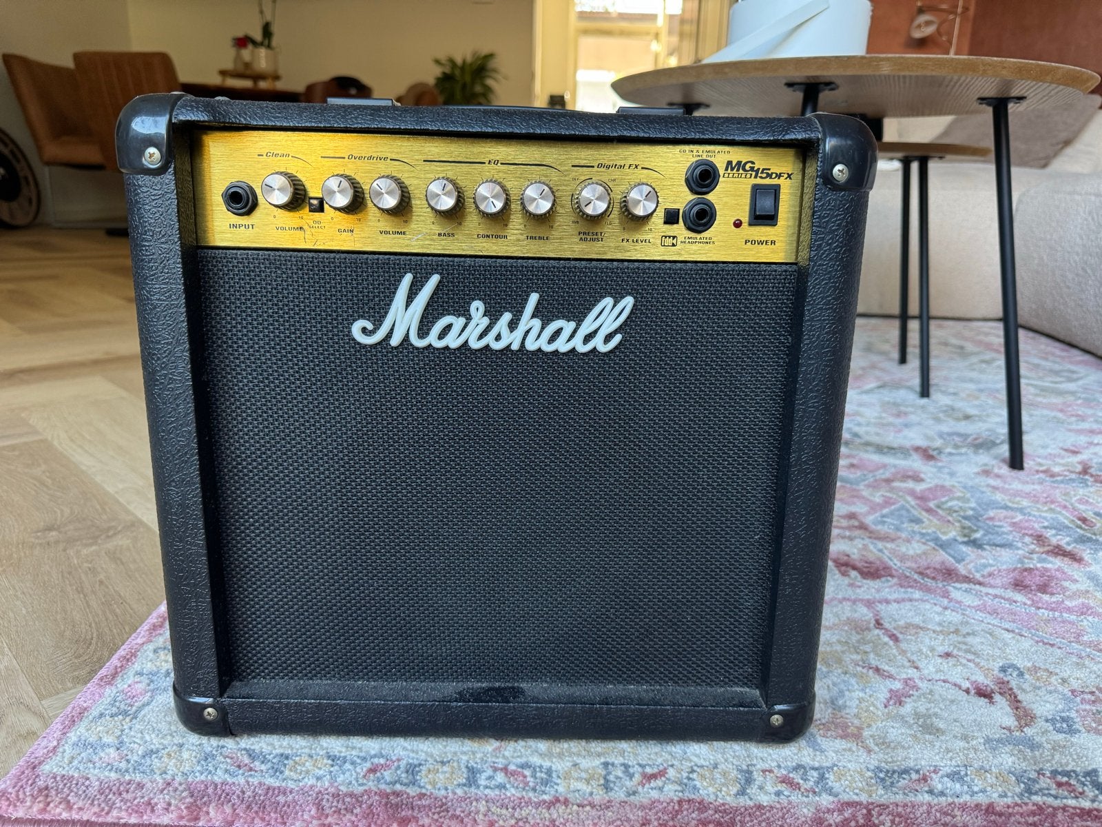 Marshall MG15DFX Gitaarversterker - Zo goed als nieuw, Ophalen, Zo goed als nieuw, Gitaar, Minder dan 50 watt
