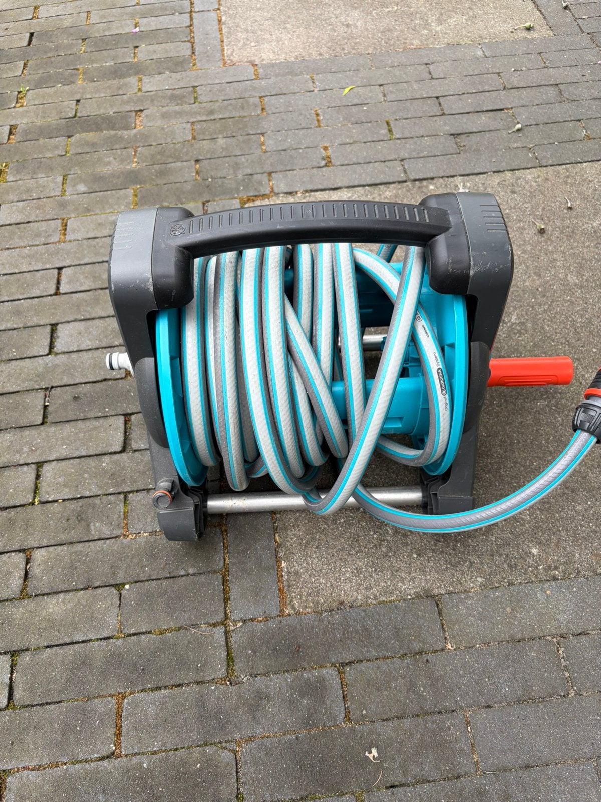 Gardena slanghaspel met 10m slang, Ophalen, Gebruikt