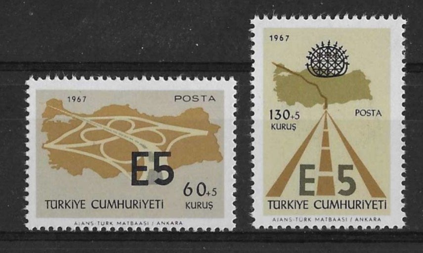 Turkije Michel 2058-2059 postfris, Ophalen of Verzenden, Overige landen, Postfris