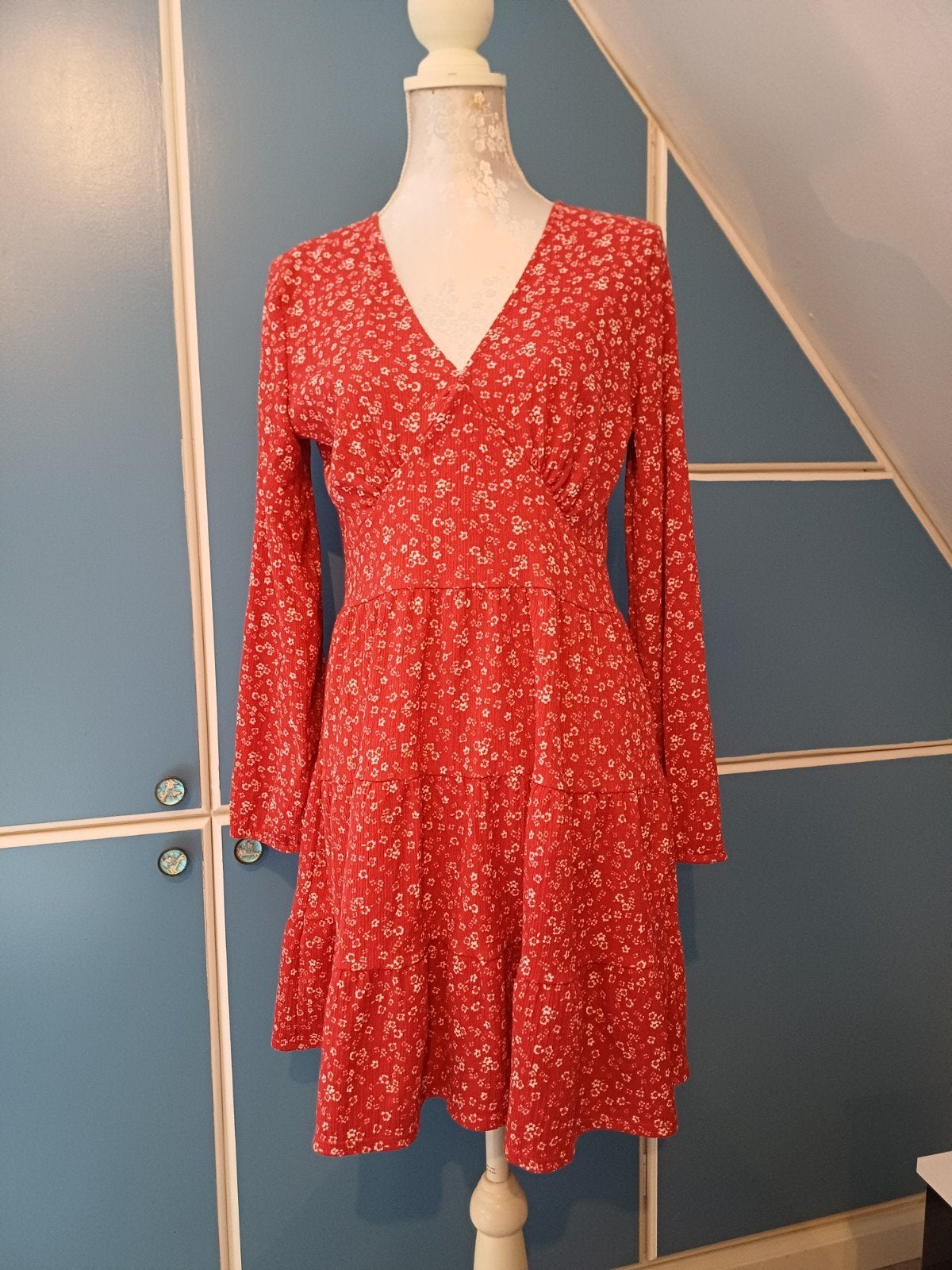 Jurkje van Mango, maat M, Mango, Ophalen of Verzenden, Gedragen, Rood