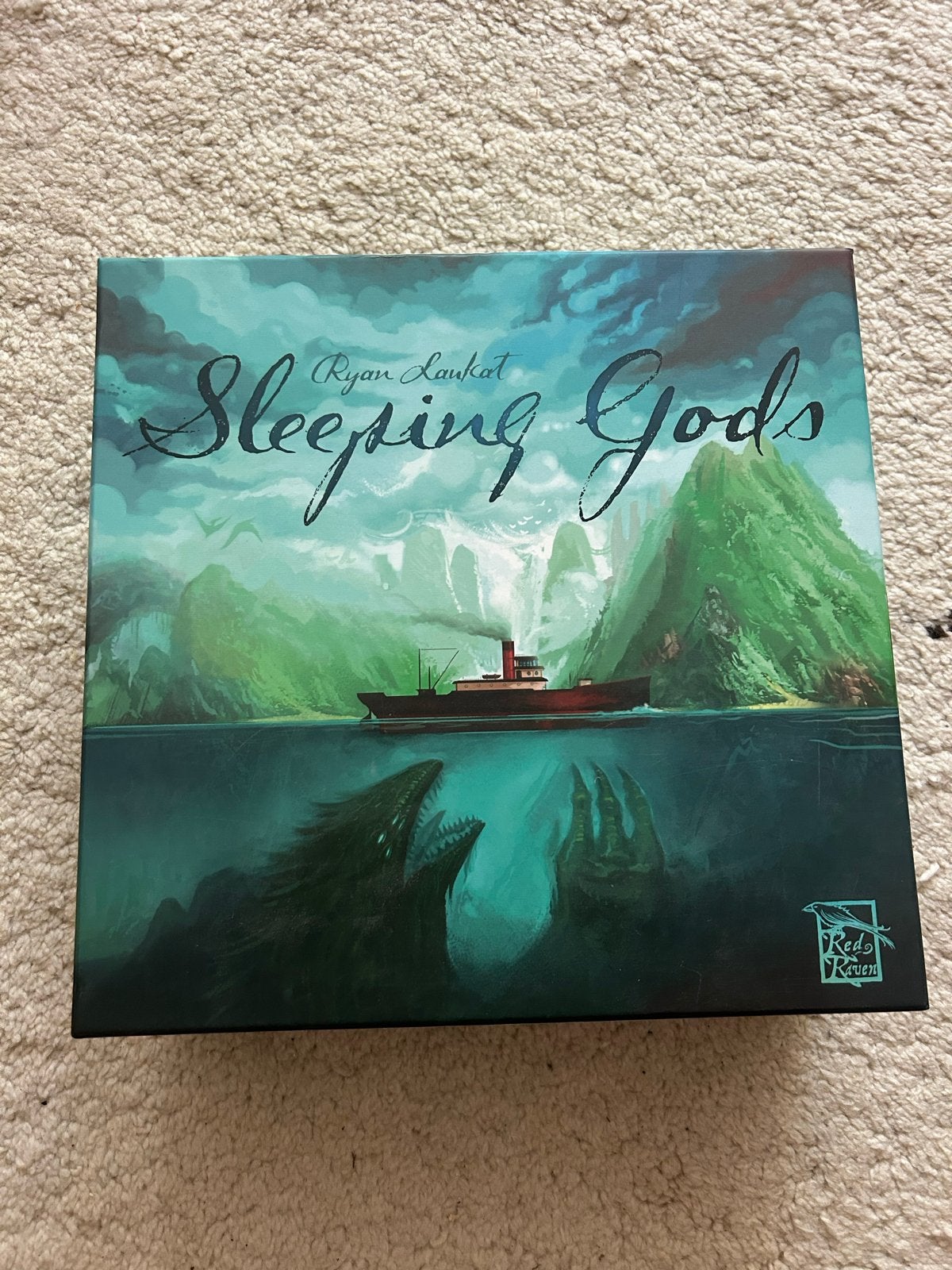 Compleet Sleeping Gods Bordspel - Coöperatief Spel, Een of twee spelers, Ophalen of Verzenden, Zo goed als nieuw